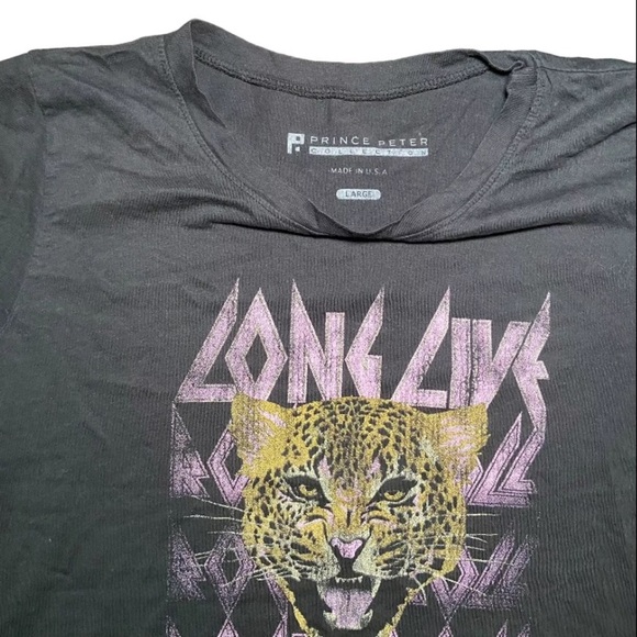 Prince Peter Crop Top Tiger Graphic T-Shirt‎ - Picture 3 of 4